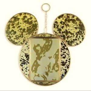 NIB Disney Photo Frame - Mickey Mouse Icon - Gold